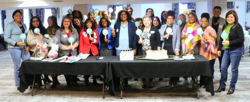 Group of attendees at Visioning 2023 hosted by career coach Daisy Wright as her annual Vision Board event.